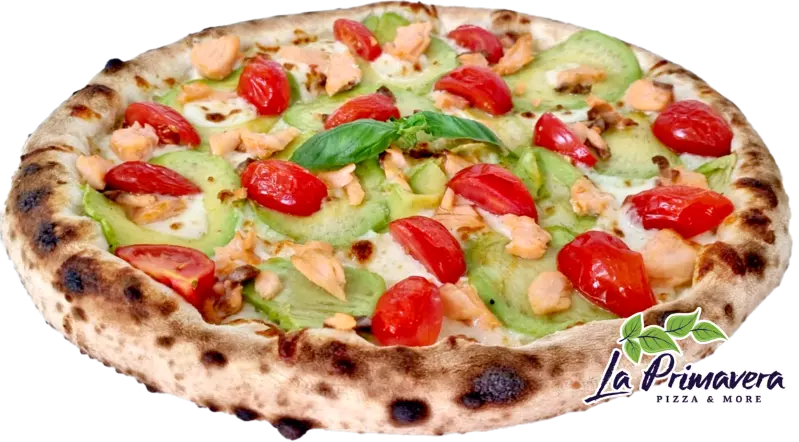Pizza Avocado & Somon fume
